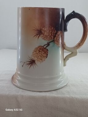 Antique 1902 Moritz Zdekauer  1142/1 Austria Porcelain Tankard Very Rare Mug